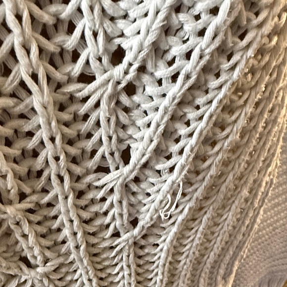 Free People whiteCable Knit Turtleneck Sweater - Picture 8 of 11